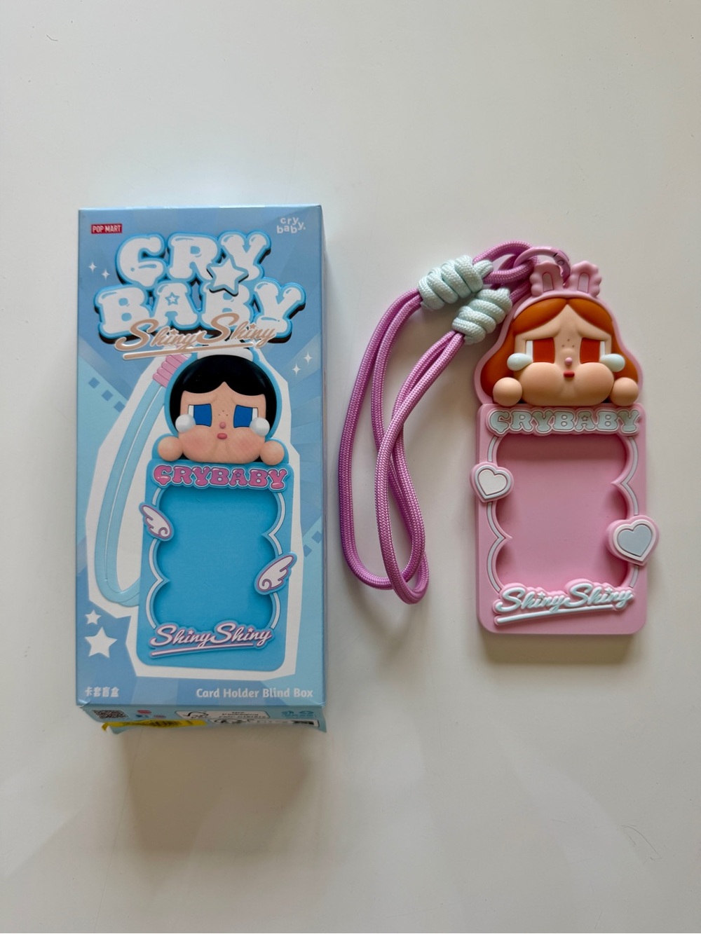 POP MART CRYBABY SHINY SHINY SERIES CARD HOLDER CONFIRMED SHINY SWEETHEART